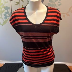 4/$20 orange, black and brown tee shirt